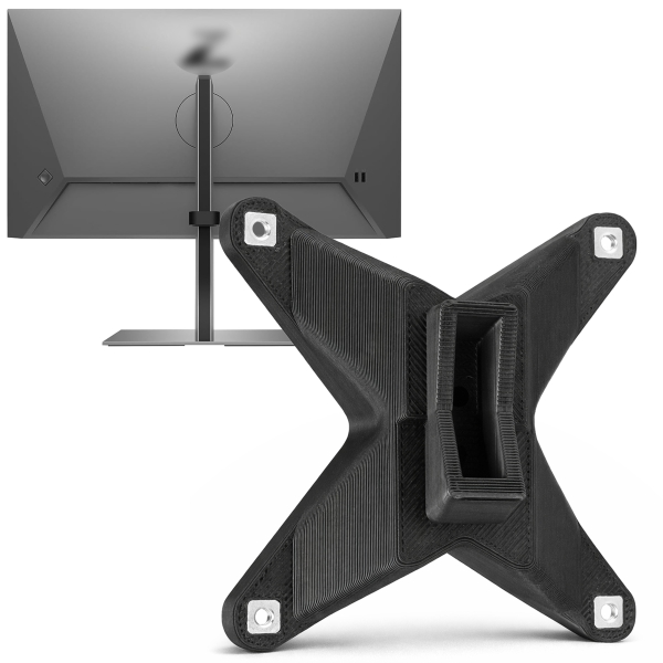 VESA adapter for HP Z G3 and Series 7 PRO monitors (724pf, 724pn, 724pu, Z24f, Z24m, Z24n, Z24q, Z24u, Z25xs, Z27k, Z27q, Z27xs)
