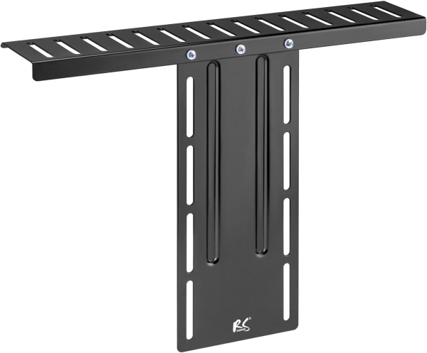 NanoRS RS464 All-in-One VESA Mount for Camera & Light (Monitor Shelf) (VESA 100x100 Shelf (40 x 8.6 cm) for Webcam, Ring Light & Microphone – Up to 3 kg Load Capacity)