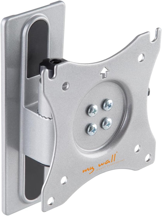My Wall HC1-1L TV Wall Mount for Motorhomes & Caravans (13-32 Inch) – Lockable & Compact (Safe travel thanks to locking mechanism: 1-Joint Mount, 55° Tilt & Swivel – For 33-81 cm Screens – 20-Year Warranty.)