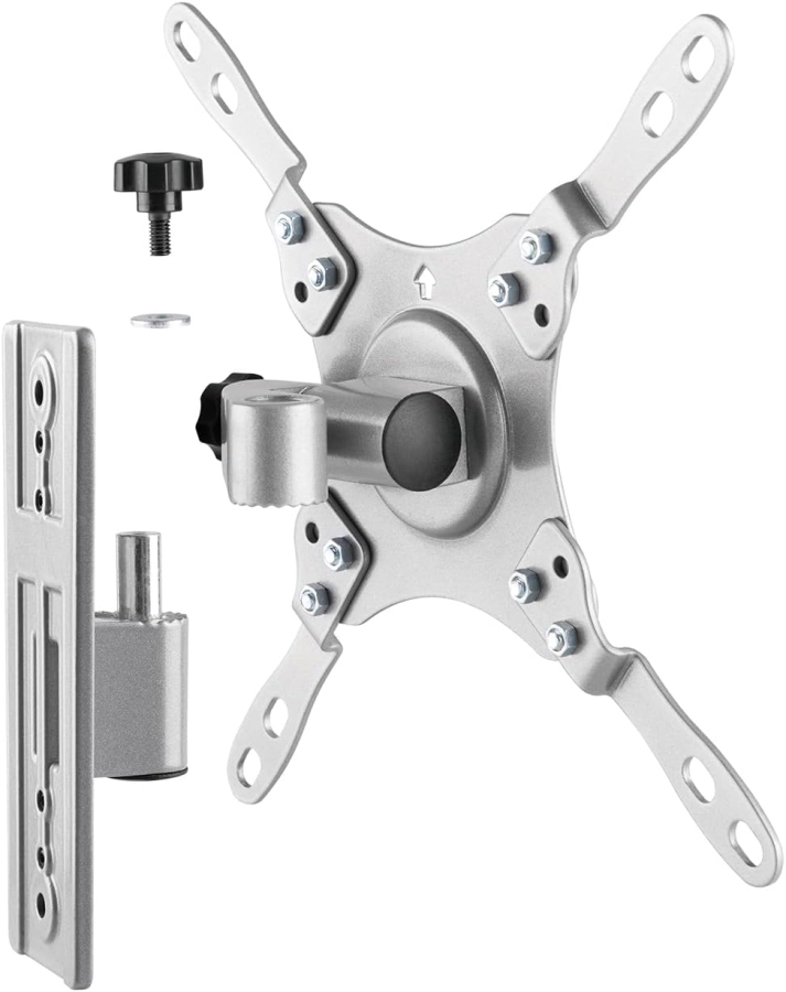 My Wall TV Wall Mount for Motorhomes & Caravans (HC2-1L) – Lockable & Vibration Dampened (Secure Hold While Driving: Lockable, Swivel & Tilt – Up to 15 kg – 20-Year Warranty.)