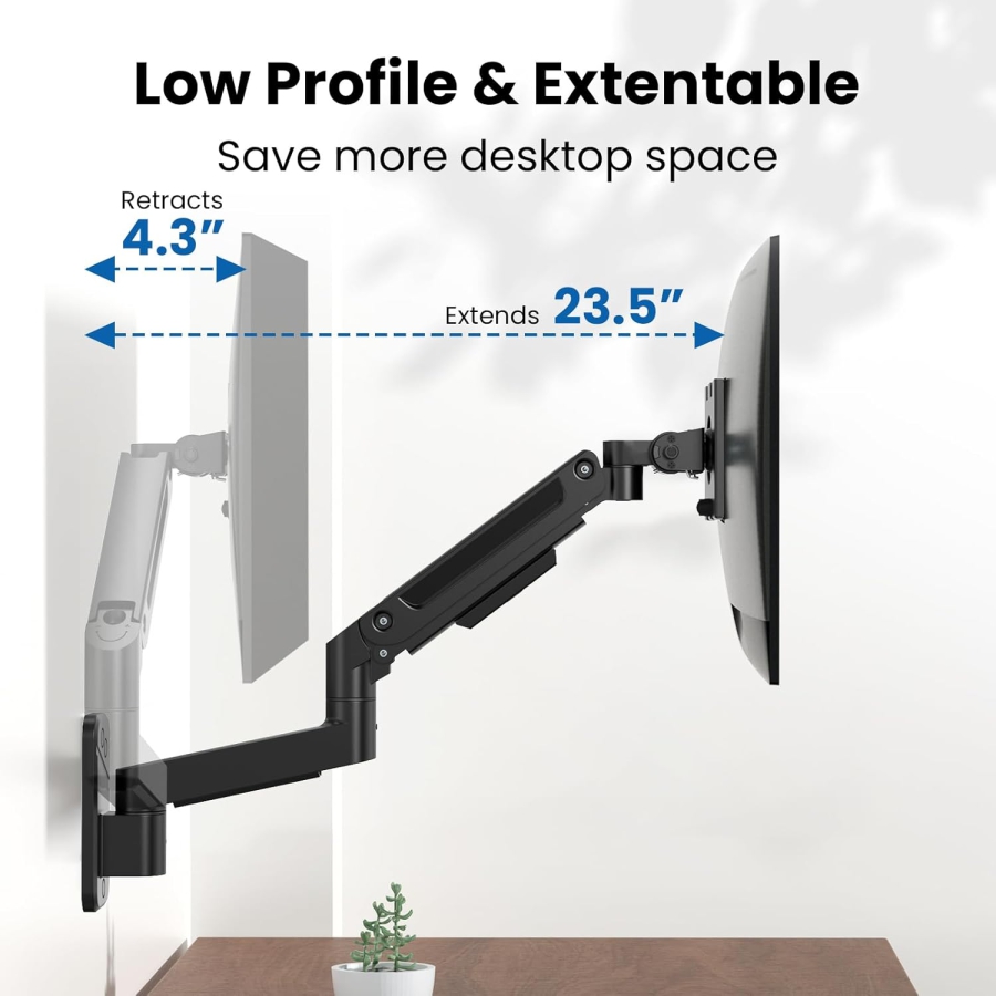 PUTORSEN Heavy Duty Monitor Wall Mount for 17–49 Inch