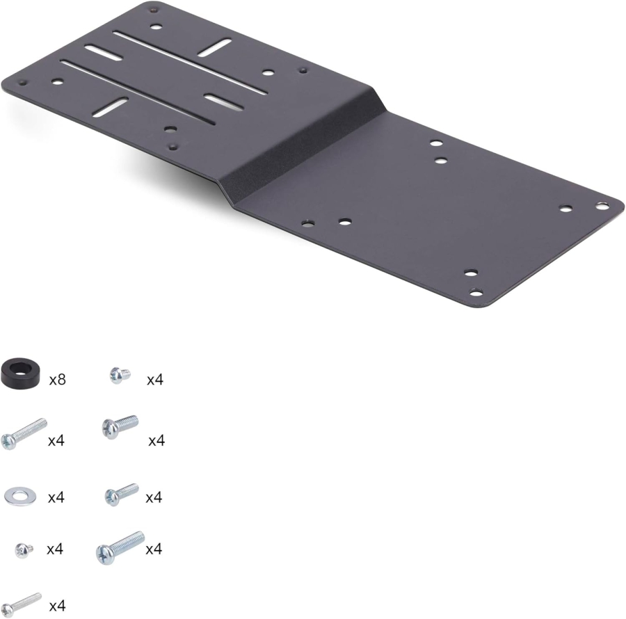 StarTech.com VESA Adapter Plate for Mini PC, NUC & Docking Stations (Space-saving mounting on the back of the monitor (VESA 75x75/100x100) – Includes mounting kit.)