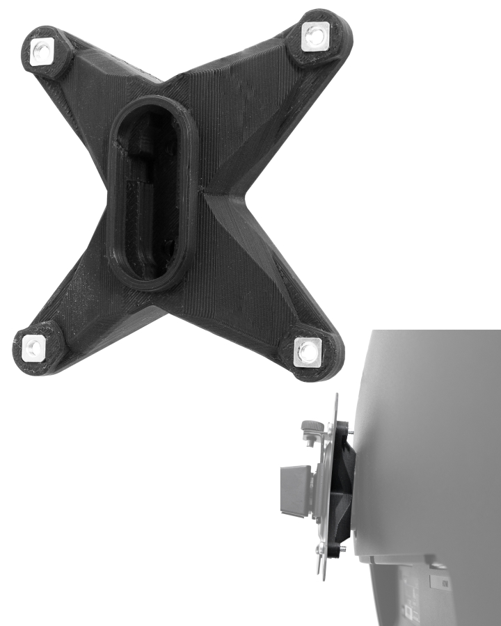 VESA adapter for MSI Optix monitor (G24C, G241VC, MAG341CQ & more)