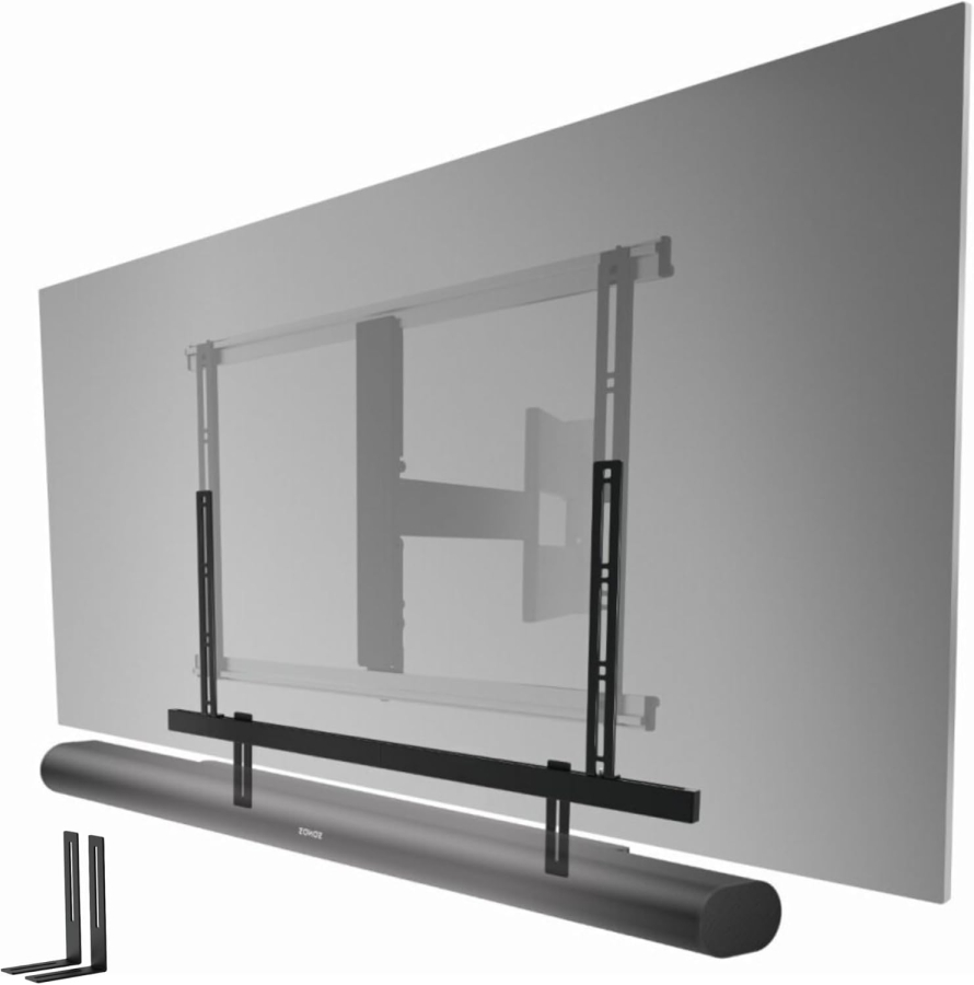 Vogel’s Premium Soundbar Mount for Sonos Arc (Ultra), Beam & Playbar (Universal TV attachment for synchronized sound – Also compatible with Bose, Samsung & LG up to 6.5 kg)
