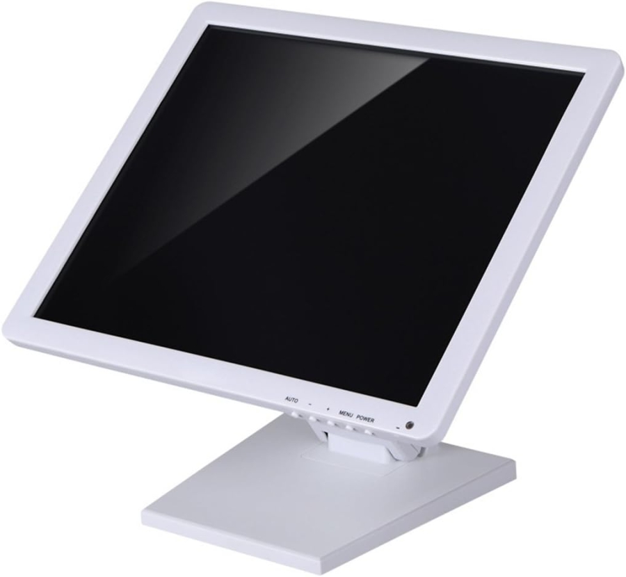 Wearson Adjustable LCD Monitor Stand (White) for 10–24 Inches (Foldable VESA Metal Desk Stand – Ideal for Touchscreens & Monitors up to 10 kg)